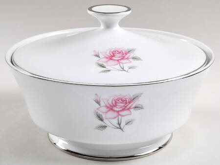 Majestic Rose Round Covered Vegetable