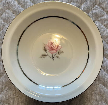 Majestic Rose Rim Fruit/Dessert (Sauce) Bowl