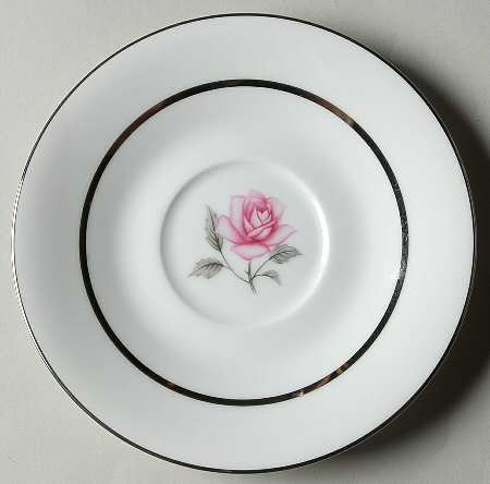 Majestic Rose Saucer for Traditional Footed Cup