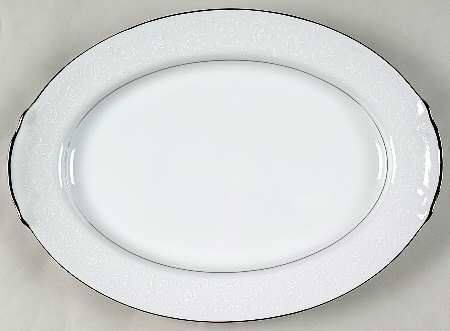 Petite Fleurs 14" Oval Serving Platter