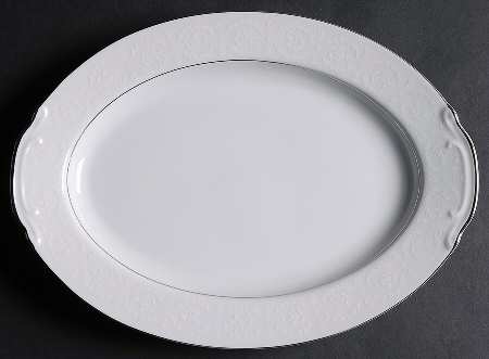 Petite Fleurs 12" Oval Serving Platter
