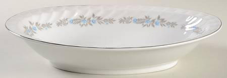 Springtime 11" Oval Vegetable Bowl