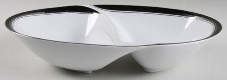Victoria Oval Divided Vegetable Bowl