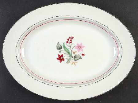 Bouquet 12" Oval Serving Platter