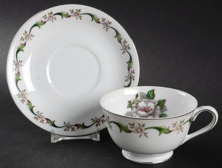 Colombia Footed Cup & Saucer Set