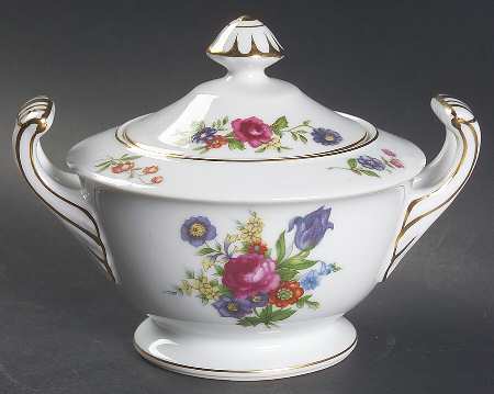 Dresden Sugar Bowl & Lid