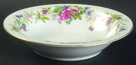 Flora Rim Fruit/Dessert (Sauce) Bowl by Kyoto