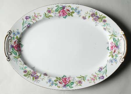 Flora 16" Oval Serving Platter