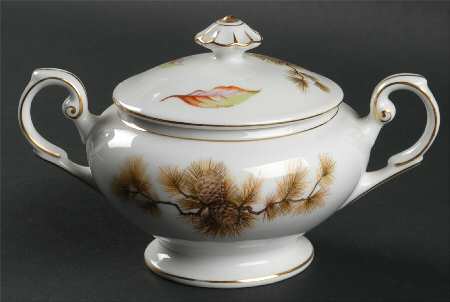 Forest Sugar Bowl & Lid