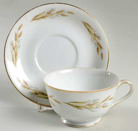 Footed Cup & Saucer Set