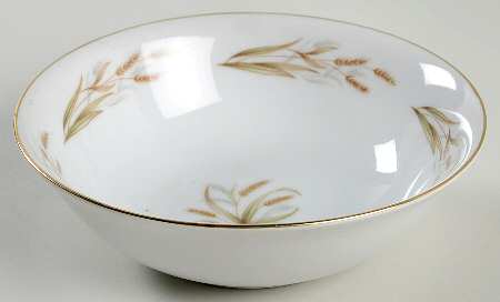 Gold Wheat Coupe Cereal Bowl