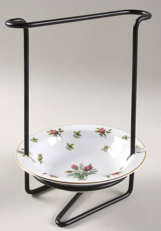 Lancaster 8"-8 1/4" Salad Serving Set/Utensil Holder  HC