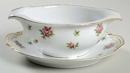 Lancaster Gravy Boat with Attached Underplate