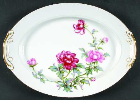 Peony 12" Oval Serving Platter