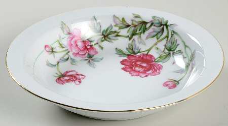 Peony Rim Soup Bowl