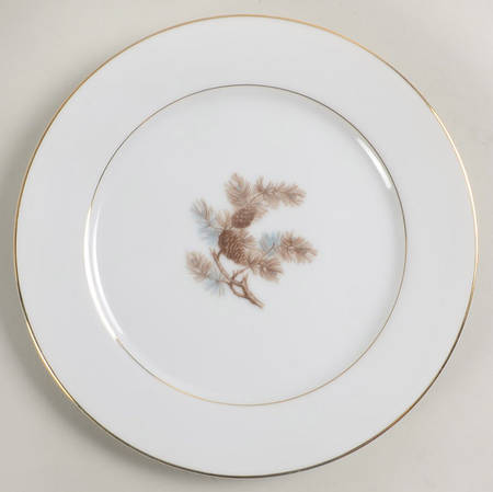 Pine Cone Salad Plate