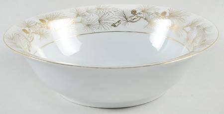 Pine Gold 9" Round Vegetable Bowl