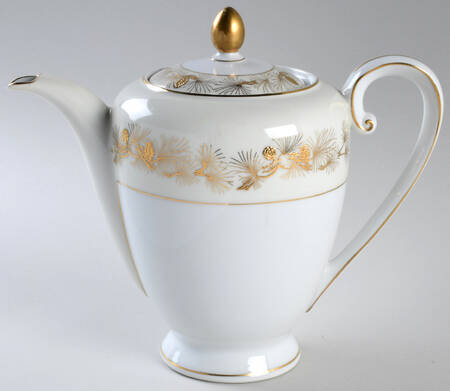 Pine Gold Coffee Pot & Lid