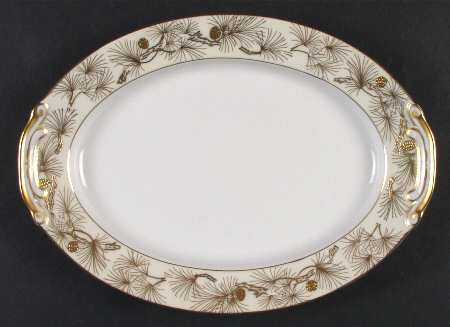 Pine Gold 12" Oval Serving Platter