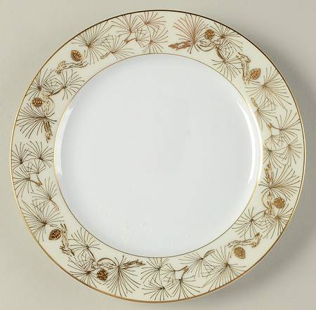 Pine Gold Salad Plate