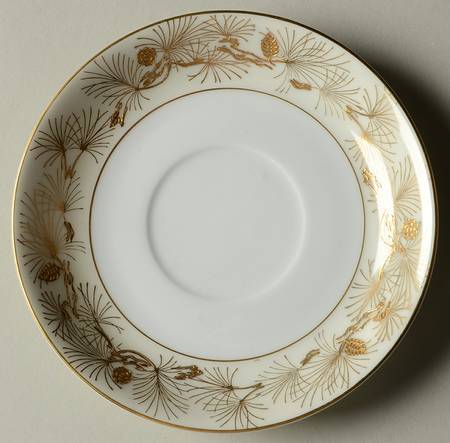 Pine Gold Saucer