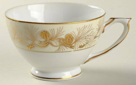 Pine Gold Footed Cup