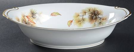 Pines 11" Oval Vegetable Bowl