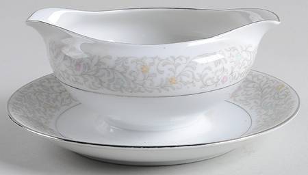 Prelude Gravy Boat with Attached Underplate