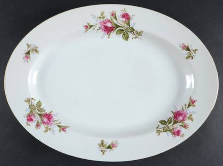 Rose 14" Oval Serving Platter