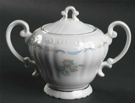 Saxony Sugar Bowl & Lid
