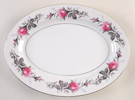 Silverose 13" Oval Serving Platter