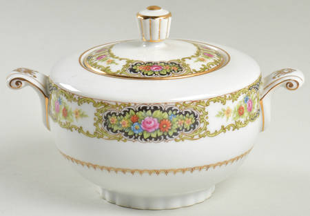 Midnight Queen Sugar Bowl & Lid