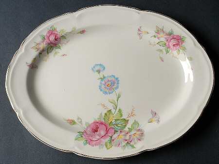 KNO319 (Arcadia) 11" Oval Serving Platter