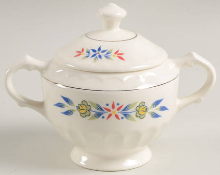 Mayflower Sugar Bowl & Lid