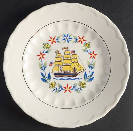 Mayflower Salad Plate