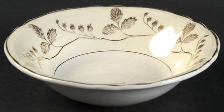 Gold Leaf Fruit/Dessert (Sauce) Bowl