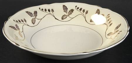 Gold Leaf Coupe Soup Bowl