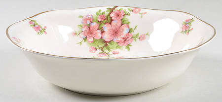 Apple Blossom 8" Round Vegetable Bowl