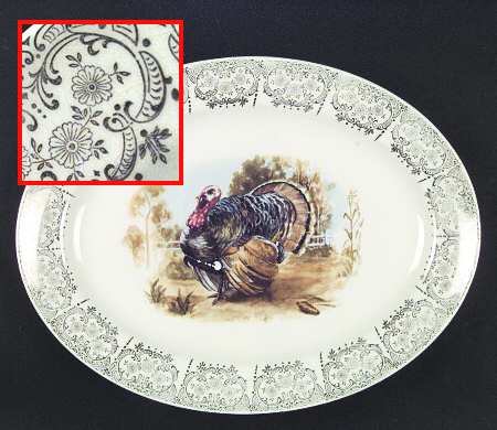 KNO345 14" Oval Serving Platter