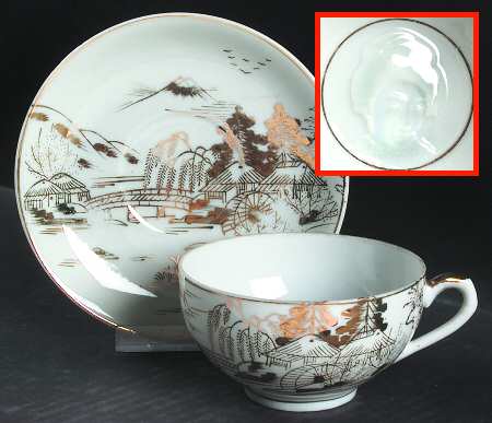 KUT54 Footed Cup & Saucer Set