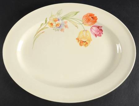 557E1 13" Oval Serving Platter