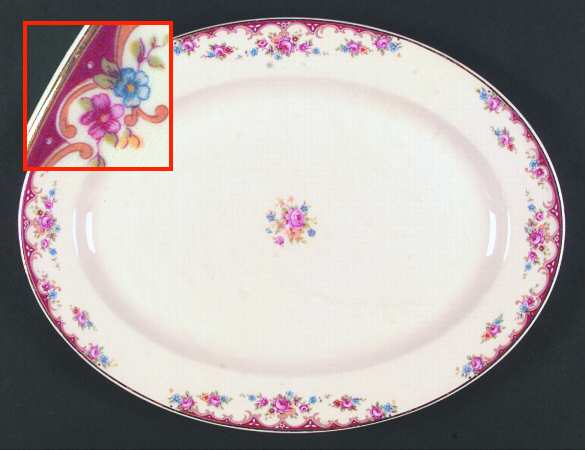 KNO382 13" Oval Serving Platter