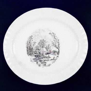 KNO437 11" Oval Serving Platter