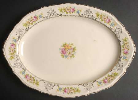 KNO444 15" Oval Serving Platter