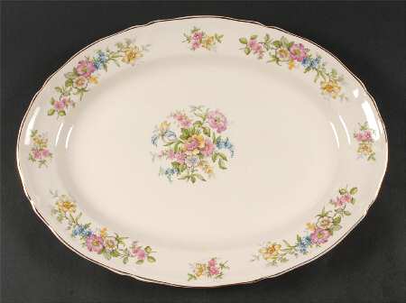 Isabella 15" Oval Serving Platter