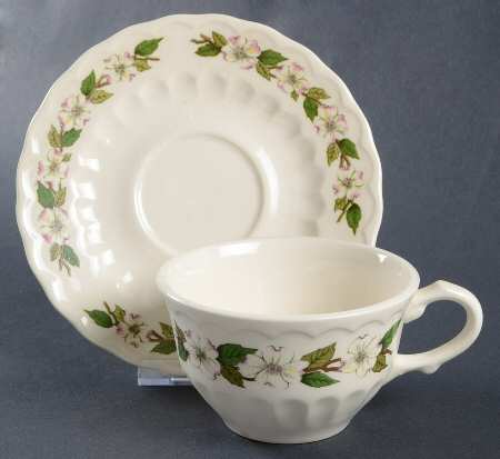 Hermitage Flat Cup & Saucer Set