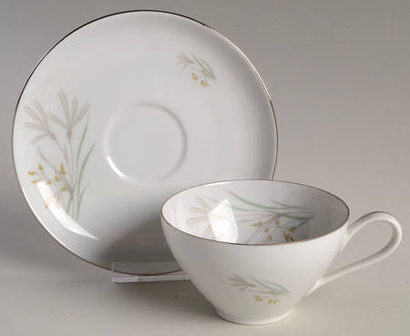Footed Cup & Saucer Set