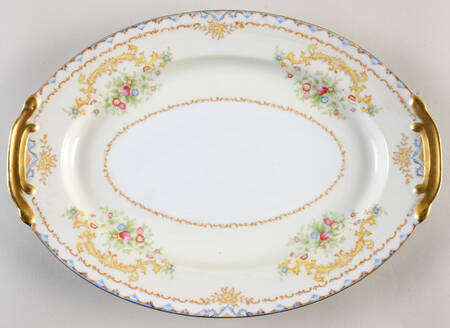 KON73 12" Oval Serving Platter