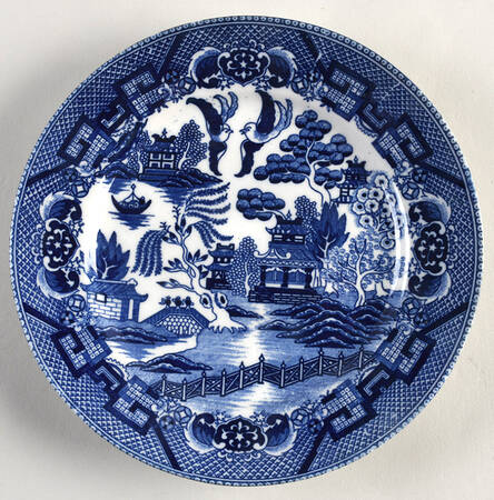 Blue Willow Salad Plate