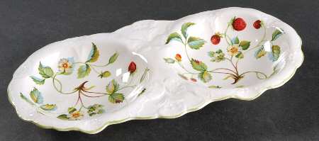 Strawberry (Green Trim, No Butterflies) 2-Part Relish